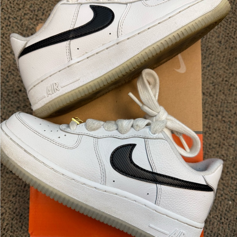 Nike Kids White and Black Sneakers